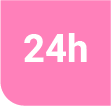 Icono de servicio domésticos, empleadas del hogar interna Icono rosa en servicios domésticos por empleadas del hogar internas